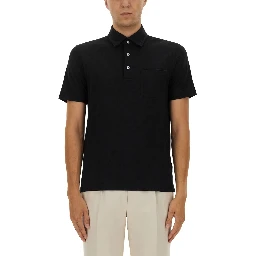 COTTON POLO SHIRT WITH POCKET