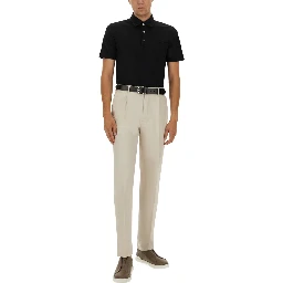 COTTON POLO SHIRT WITH POCKET