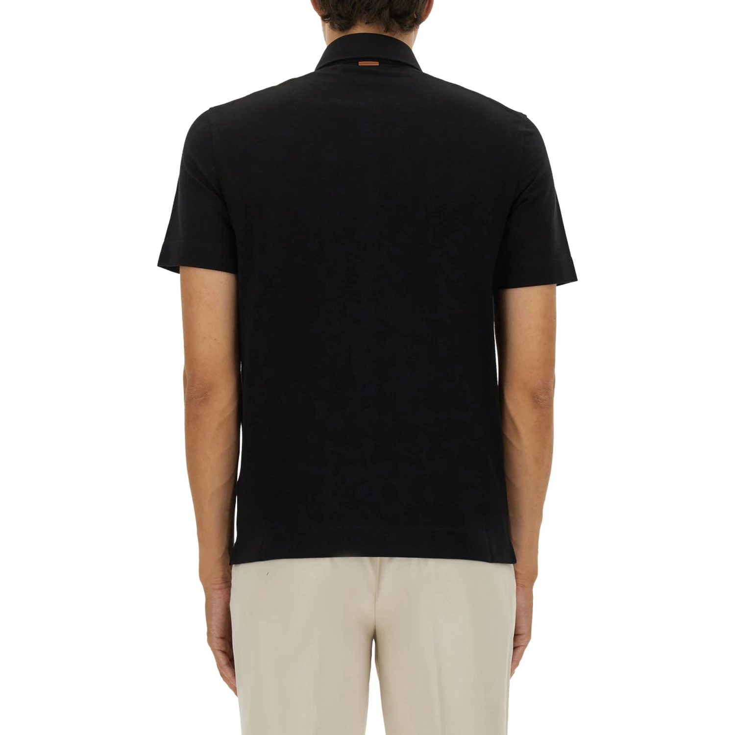 COTTON POLO SHIRT WITH POCKET