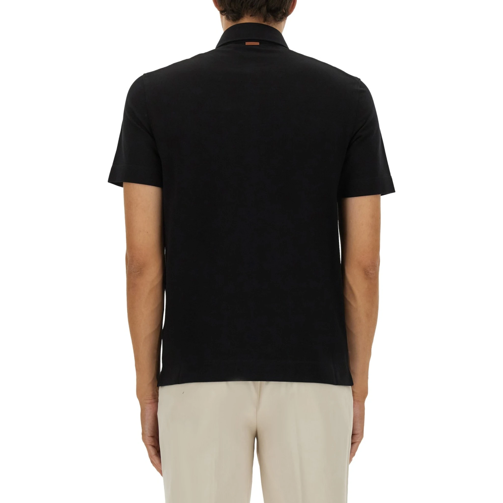 COTTON POLO SHIRT WITH POCKET