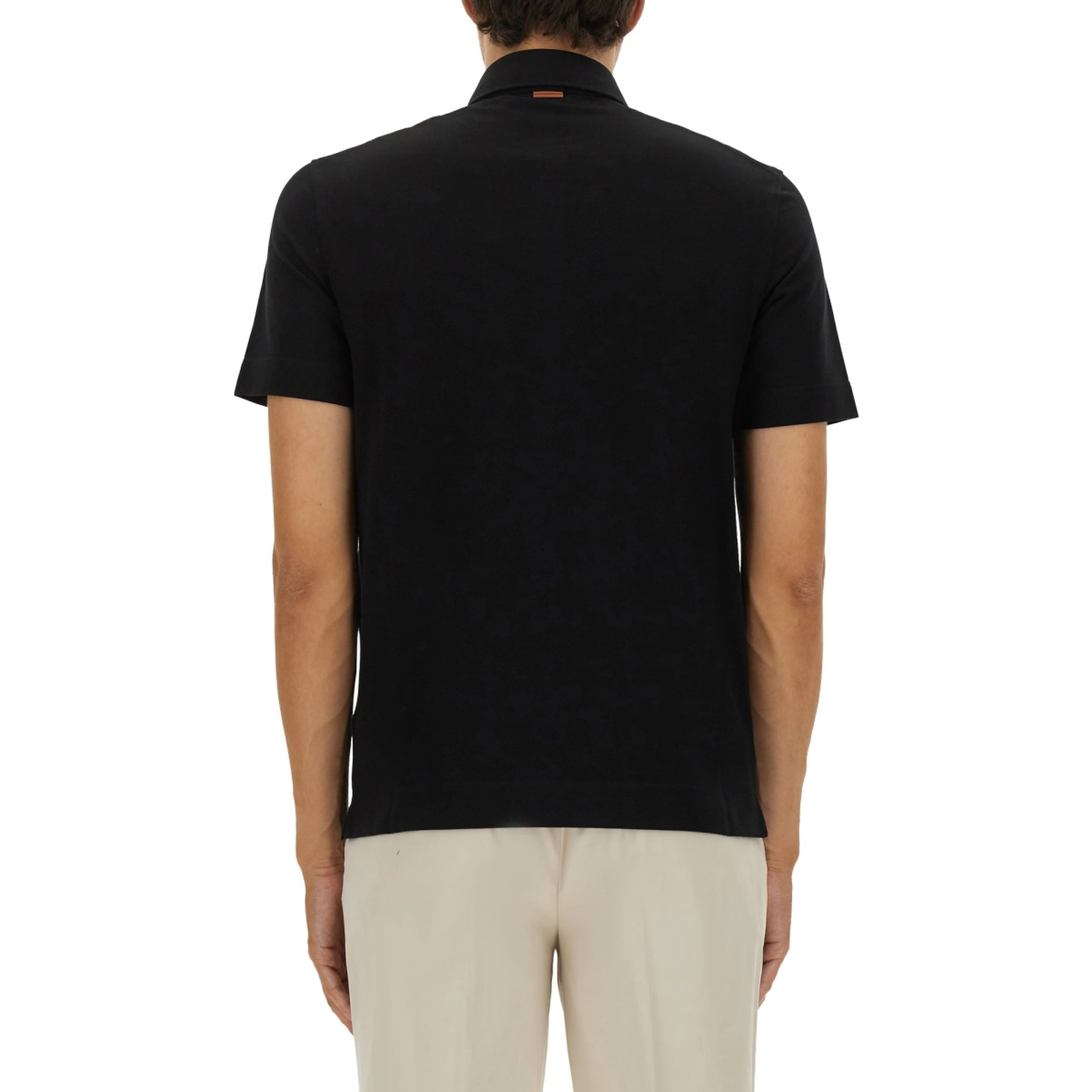 COTTON POLO SHIRT WITH POCKET