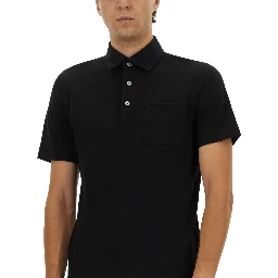 COTTON POLO SHIRT WITH POCKET