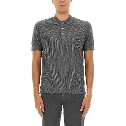 COTTON BLEND POLO SHIRT