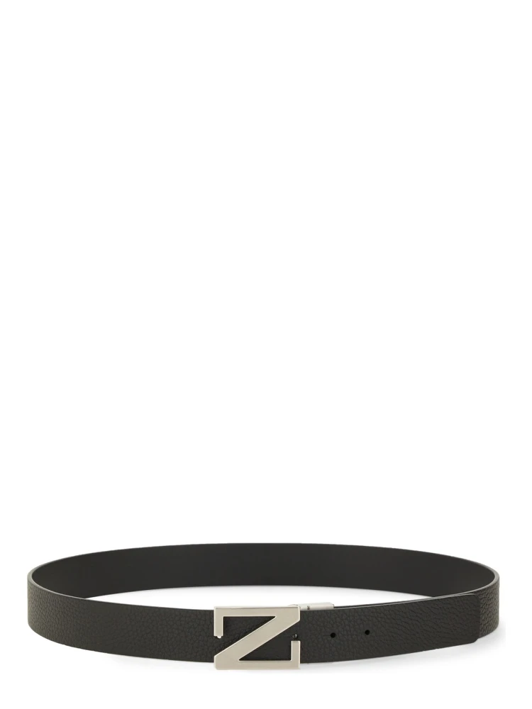 REVERSIBLE BELT WITH MONOGRAM "Z" BUCKLE