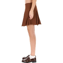 PLEATED MINISKIRT