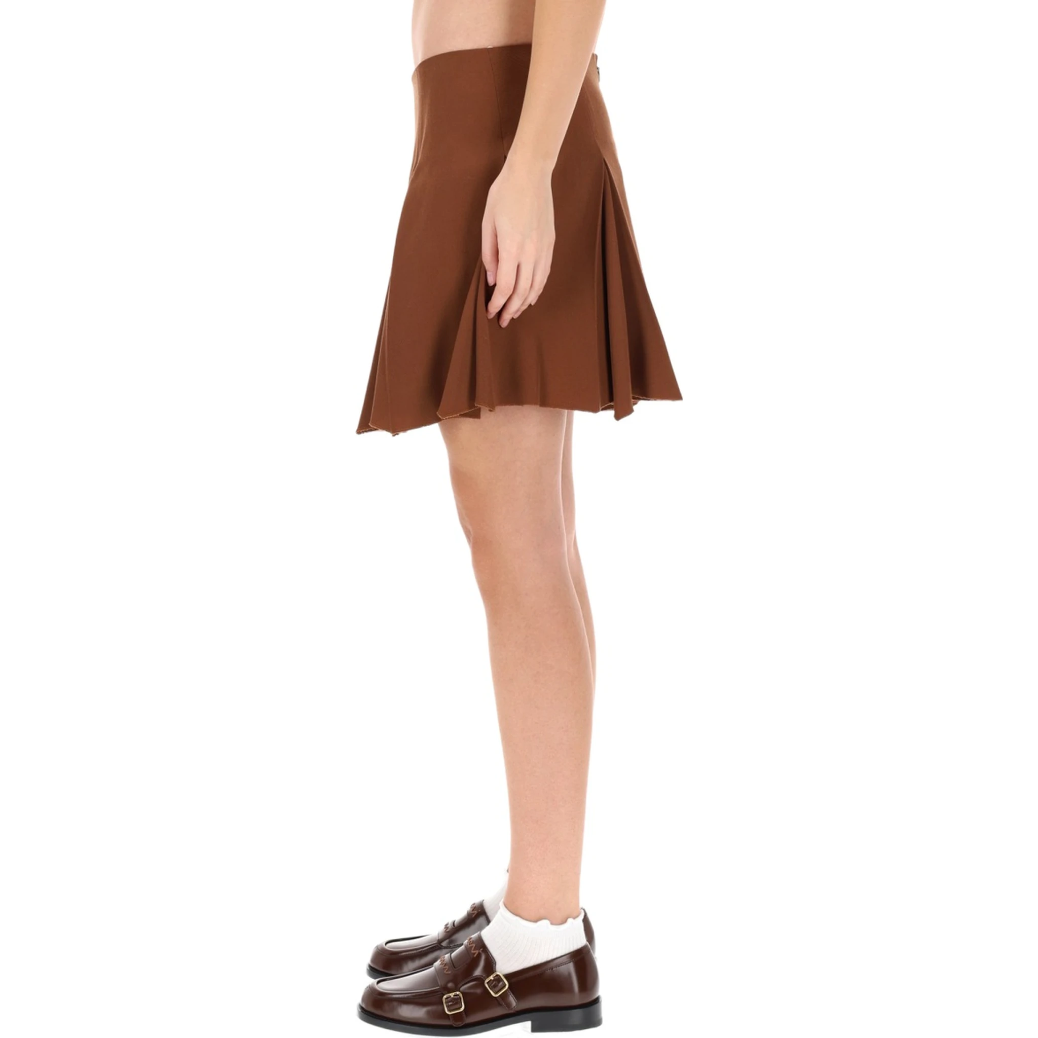 PLEATED MINISKIRT