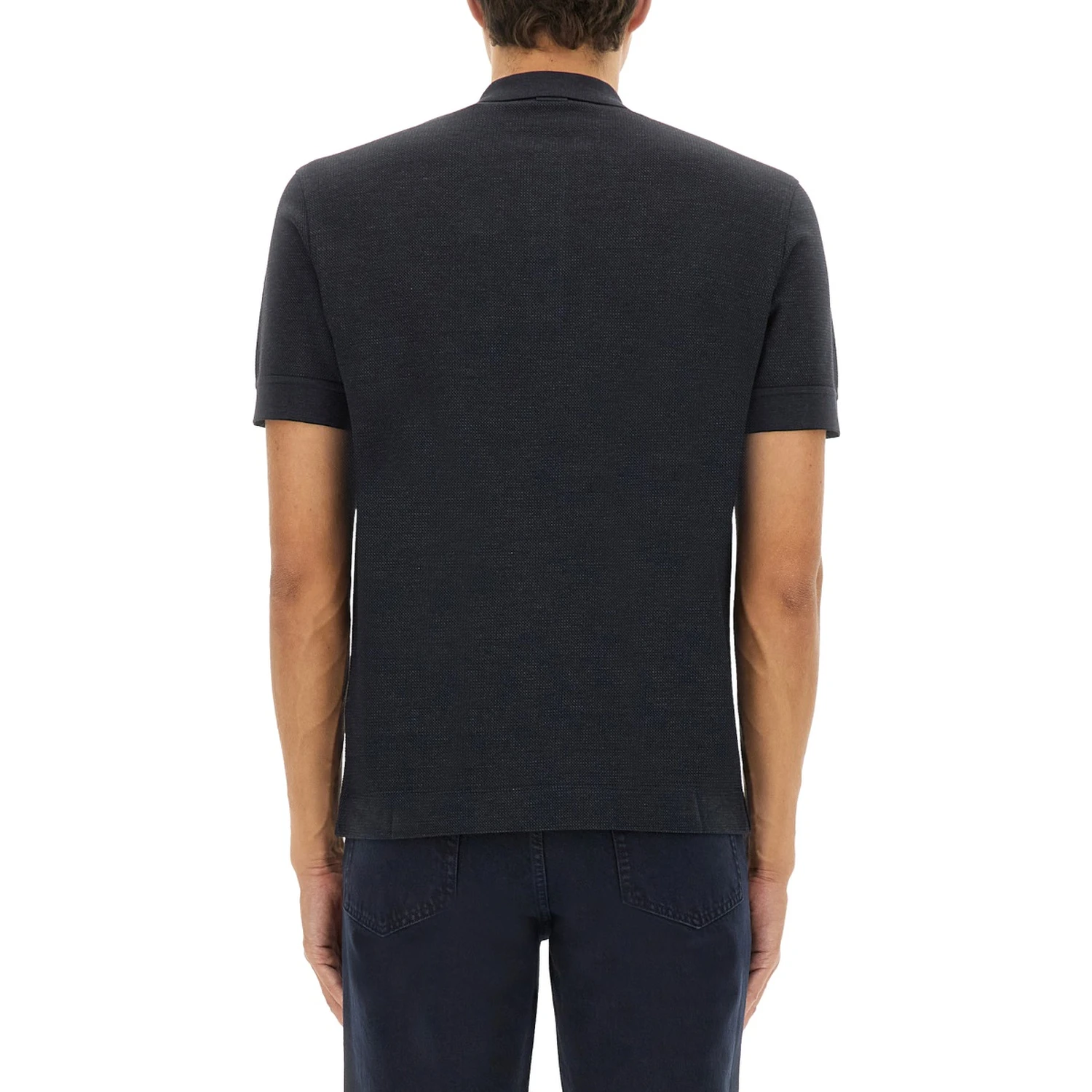 COTTON BLEND POLO SHIRT