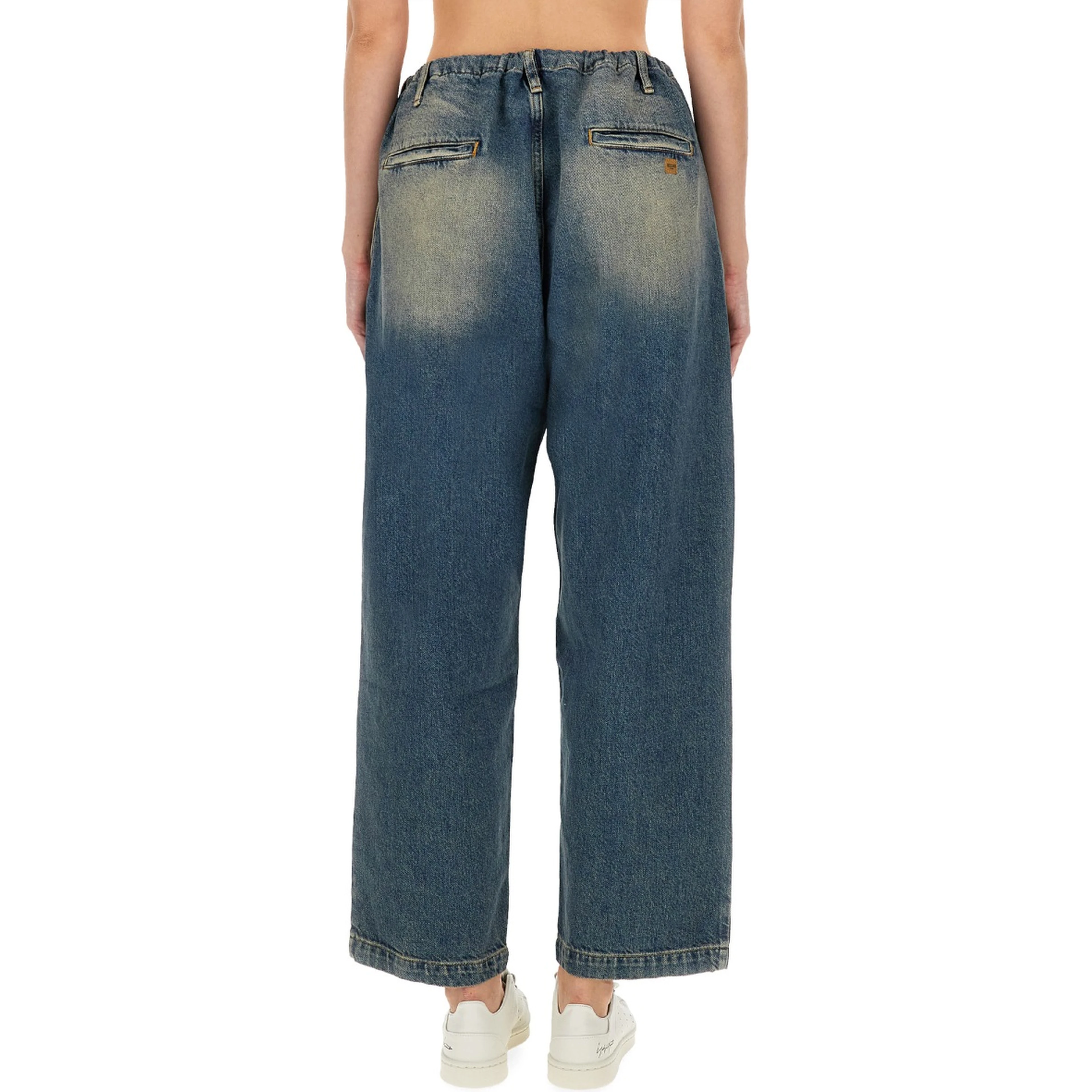 COTTON DENIM PANTS