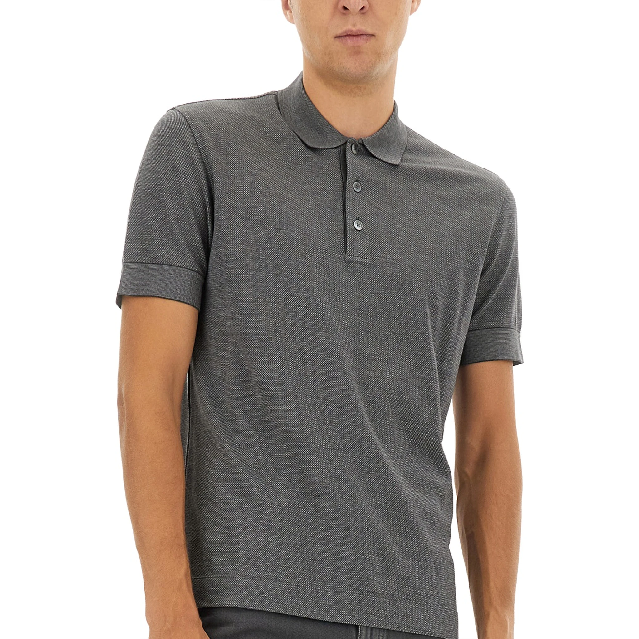 COTTON BLEND POLO SHIRT