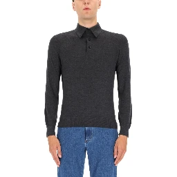 CASHMERE POLO SHIRT