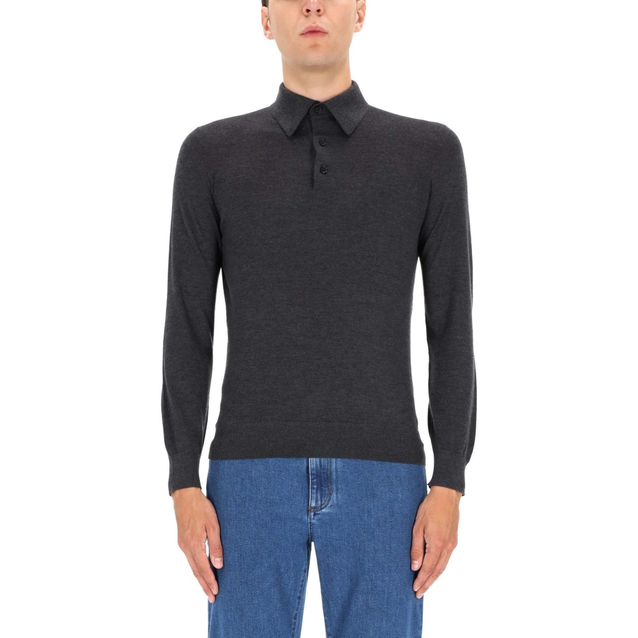 CASHMERE POLO SHIRT