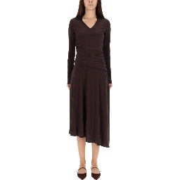 ASYMMETRICAL MIDI DRESS