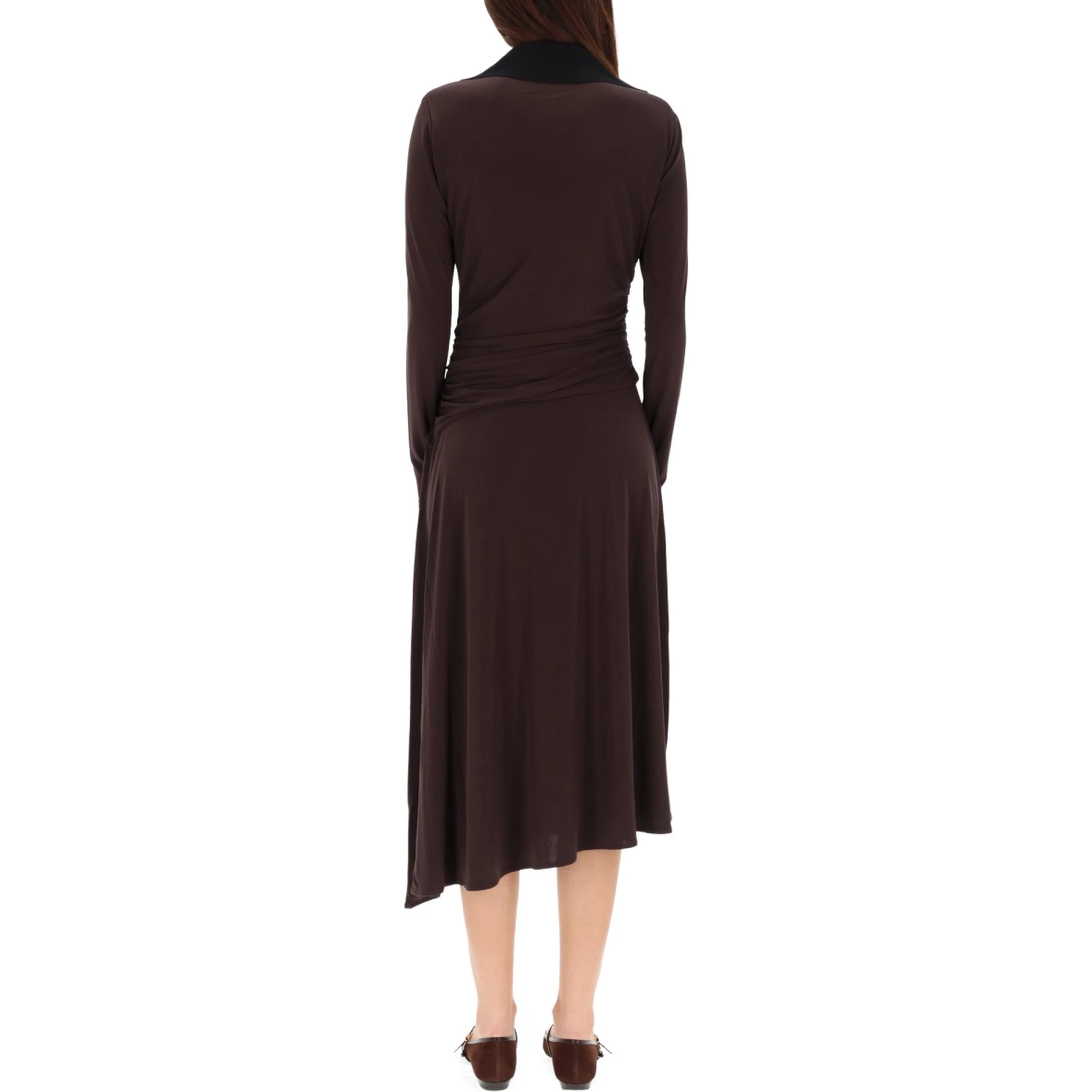 ASYMMETRICAL MIDI DRESS