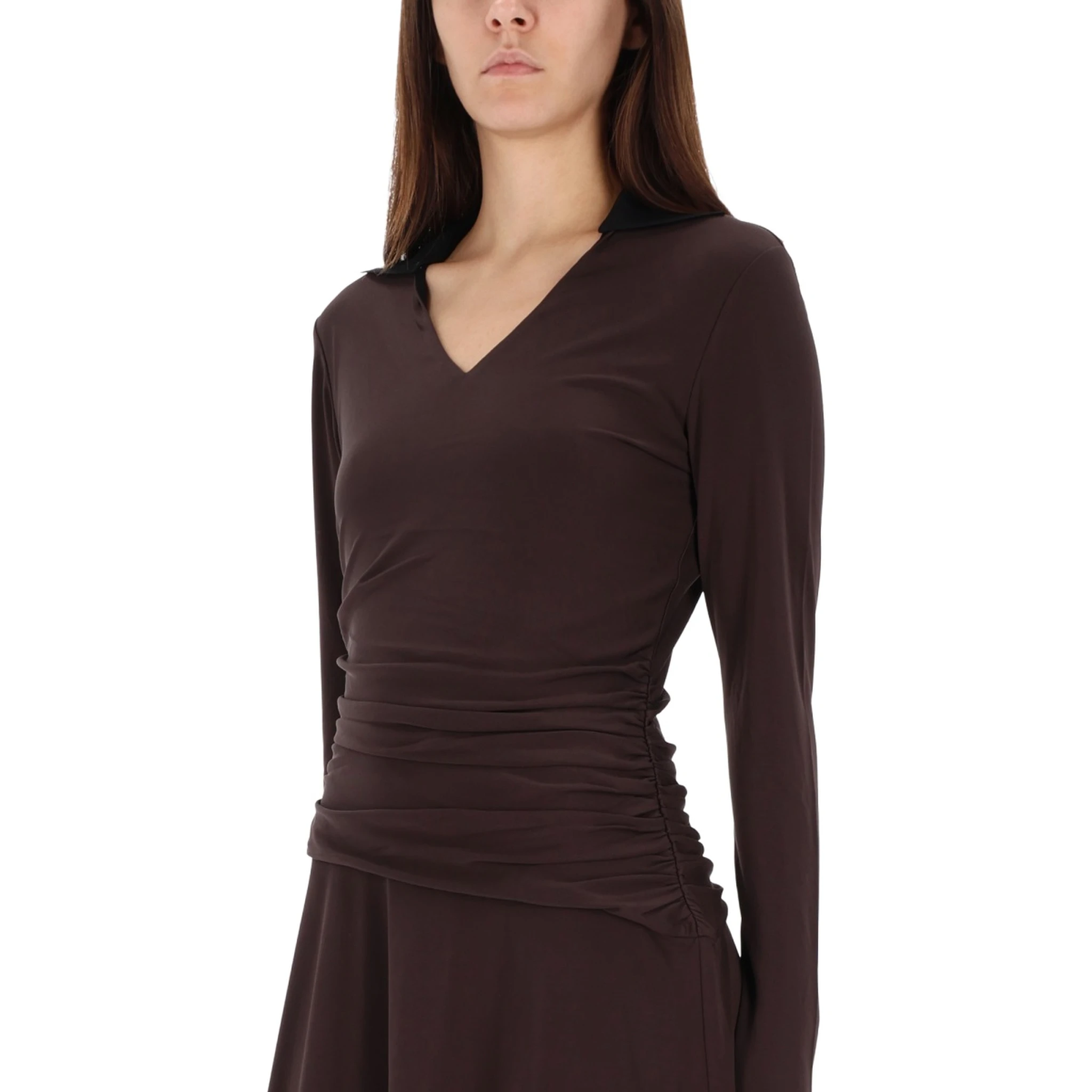 ASYMMETRICAL MIDI DRESS