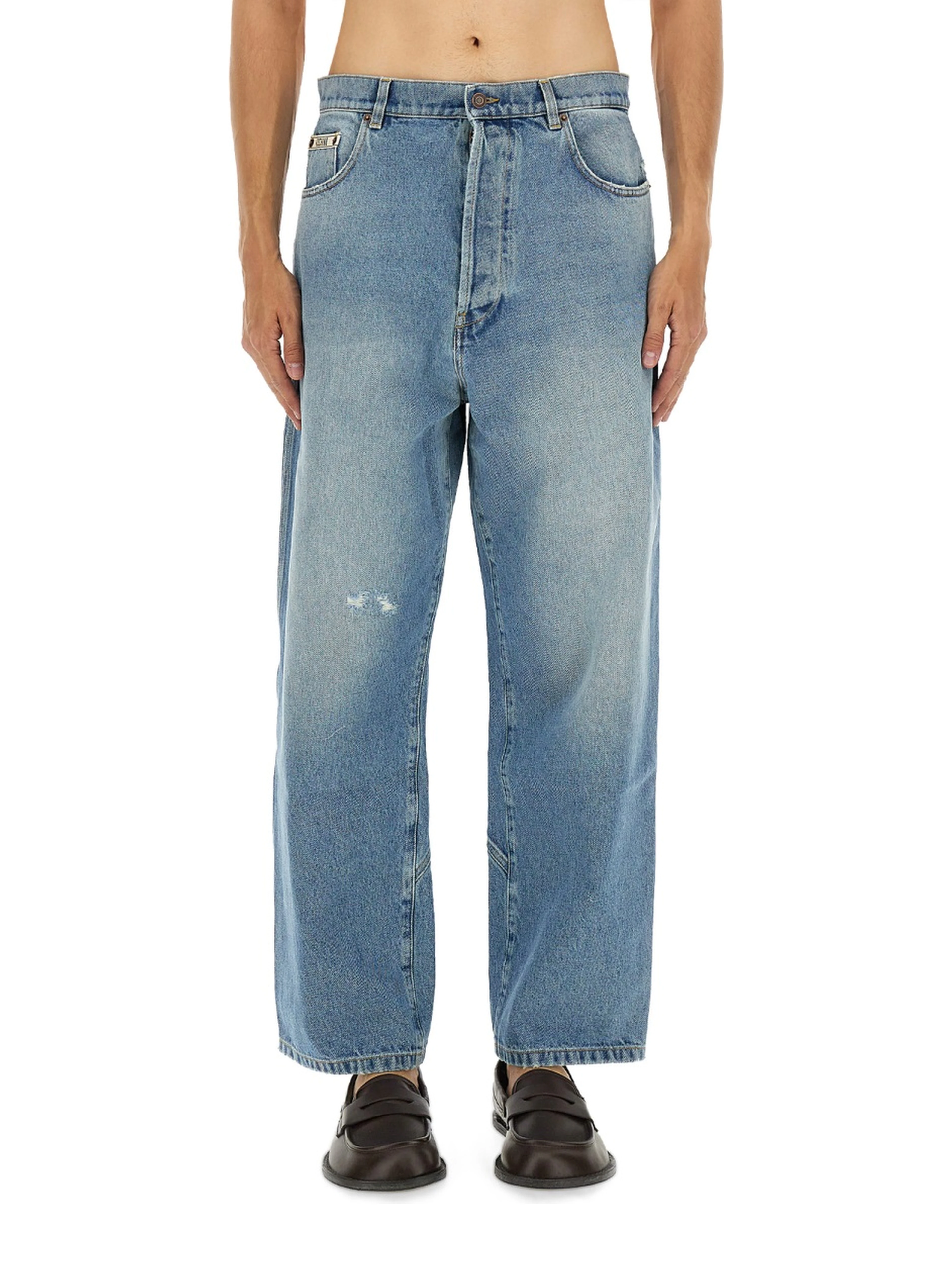 COTTON DENIM JEANS