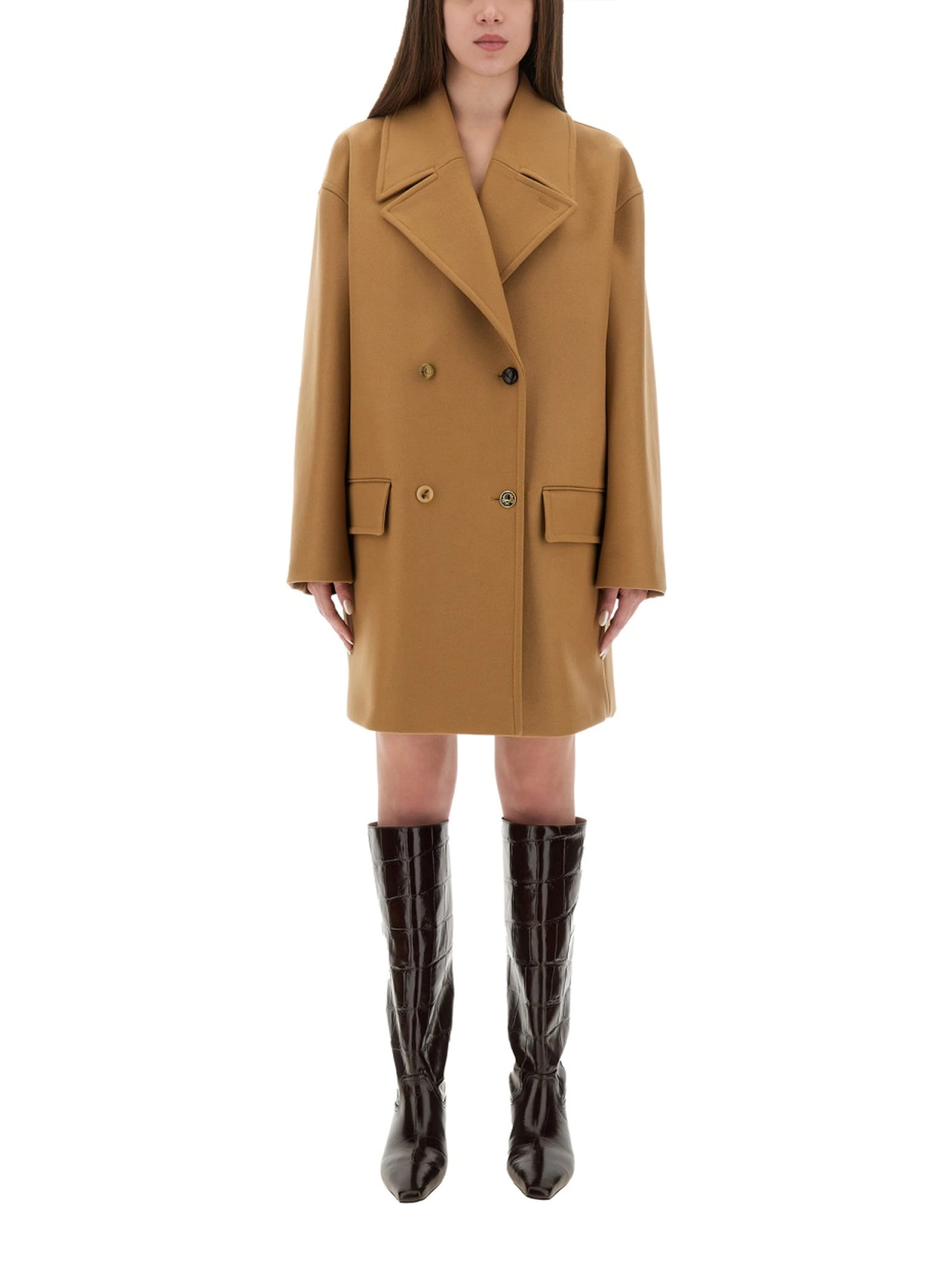 DOUBLE-BREASTED COAT