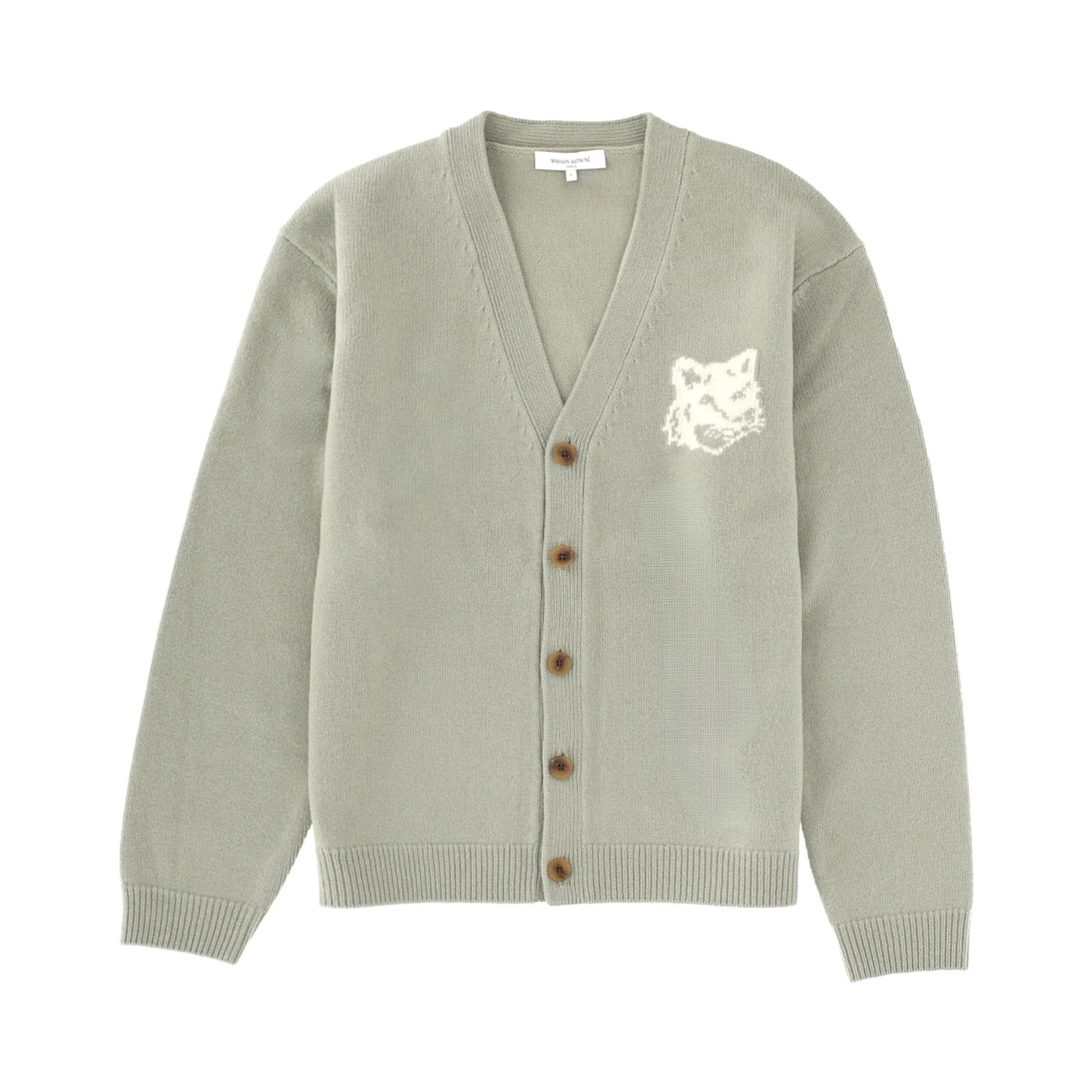 "FOX HEAD" CARDIGAN