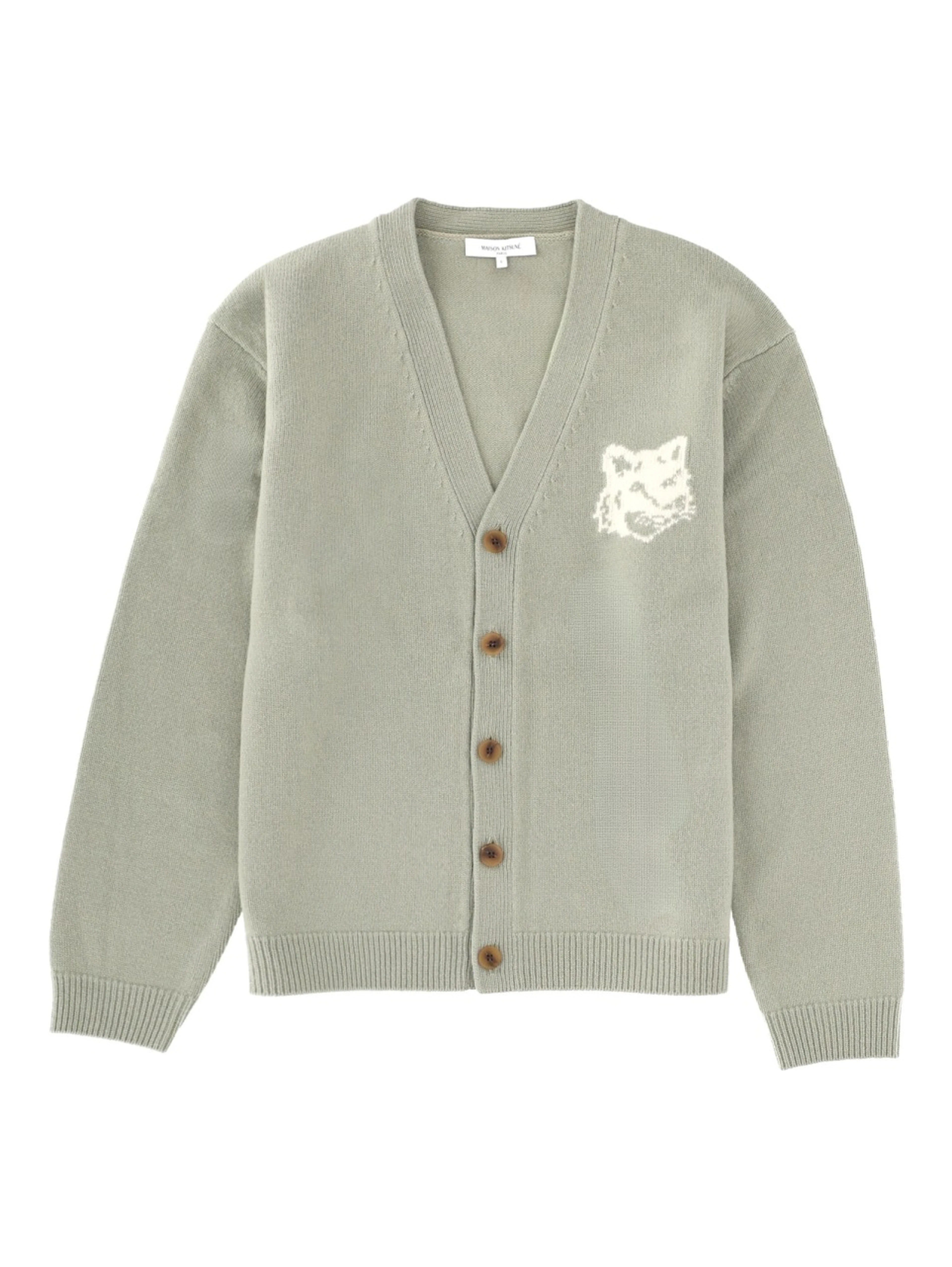 "FOX HEAD" CARDIGAN
