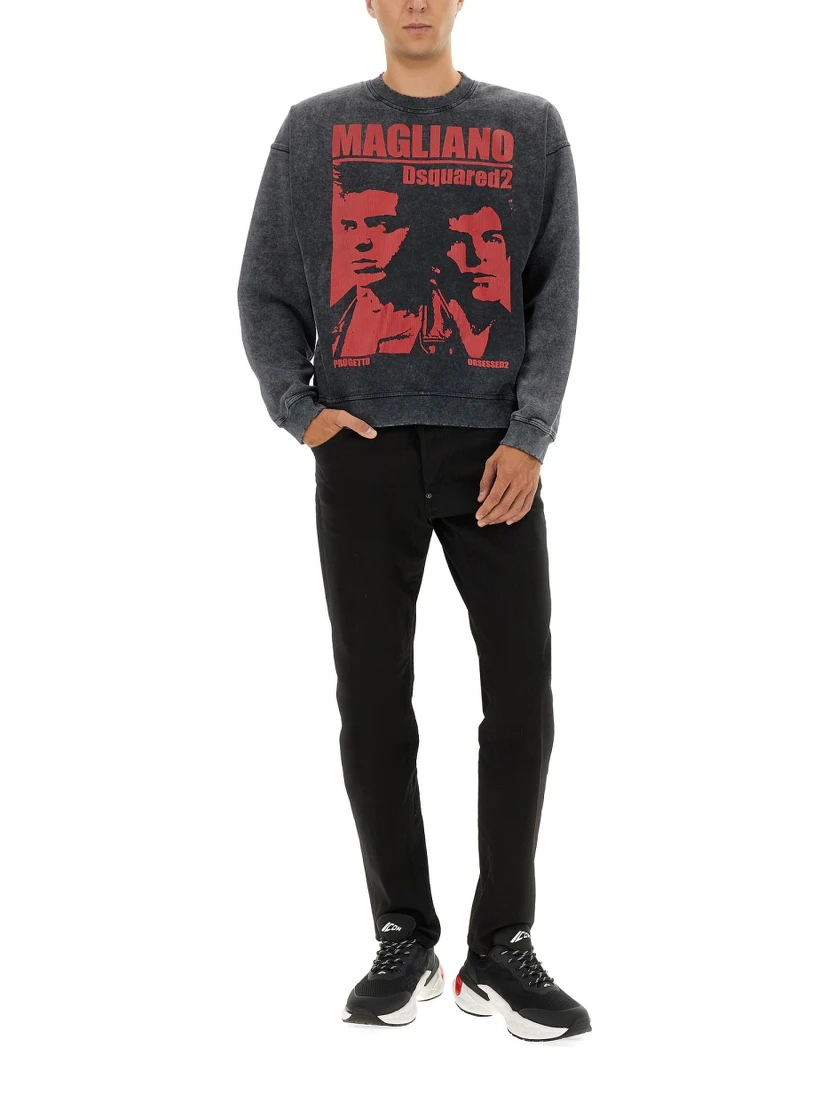 SWEATSHIRT WITH PRINT