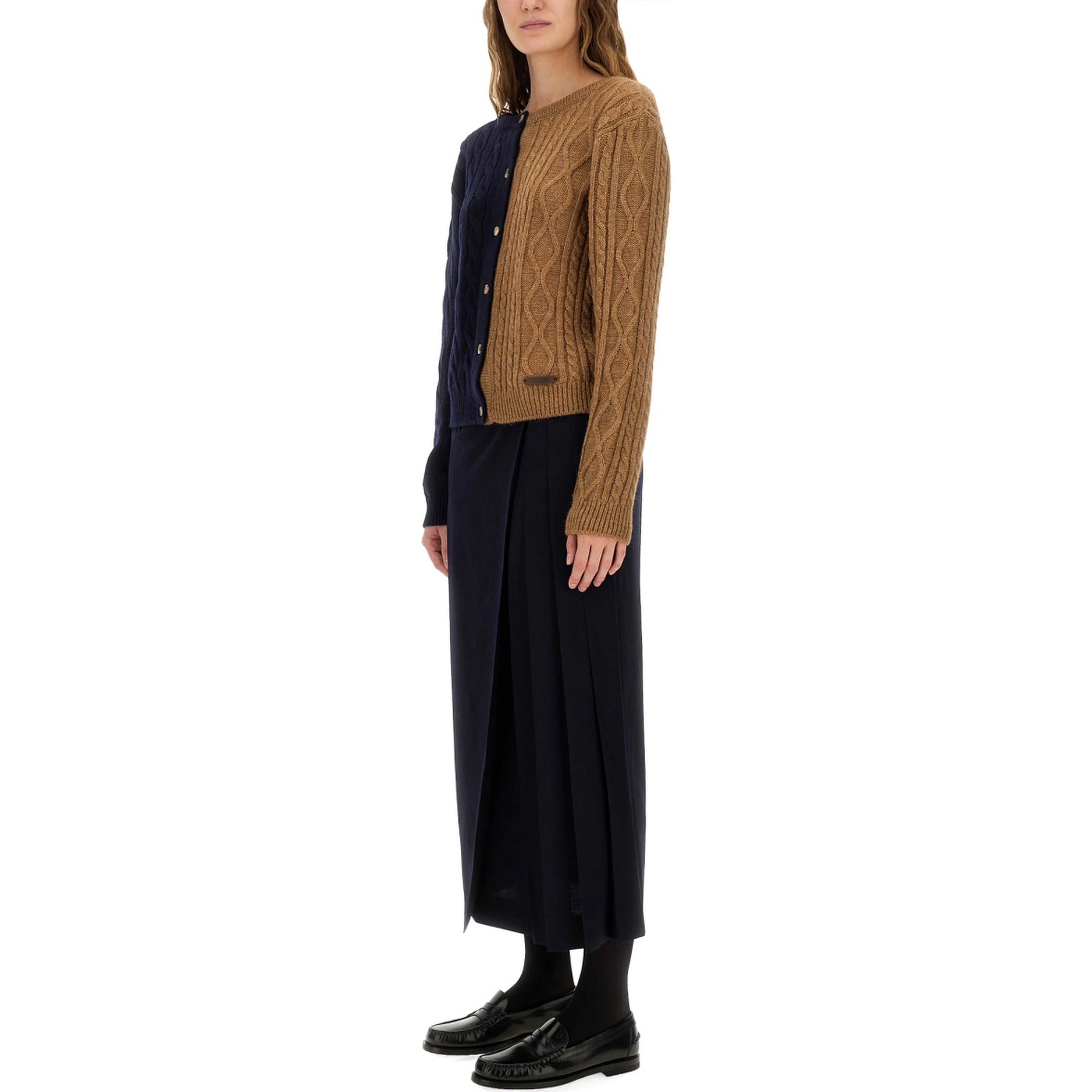 MIDI SKIRT WITH TOGGLE