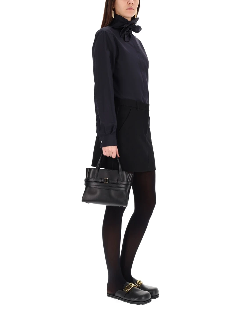 COTTON POPLIN JACQUARD SHIRT