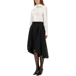 COTTON POPLIN JACQUARD SHIRT