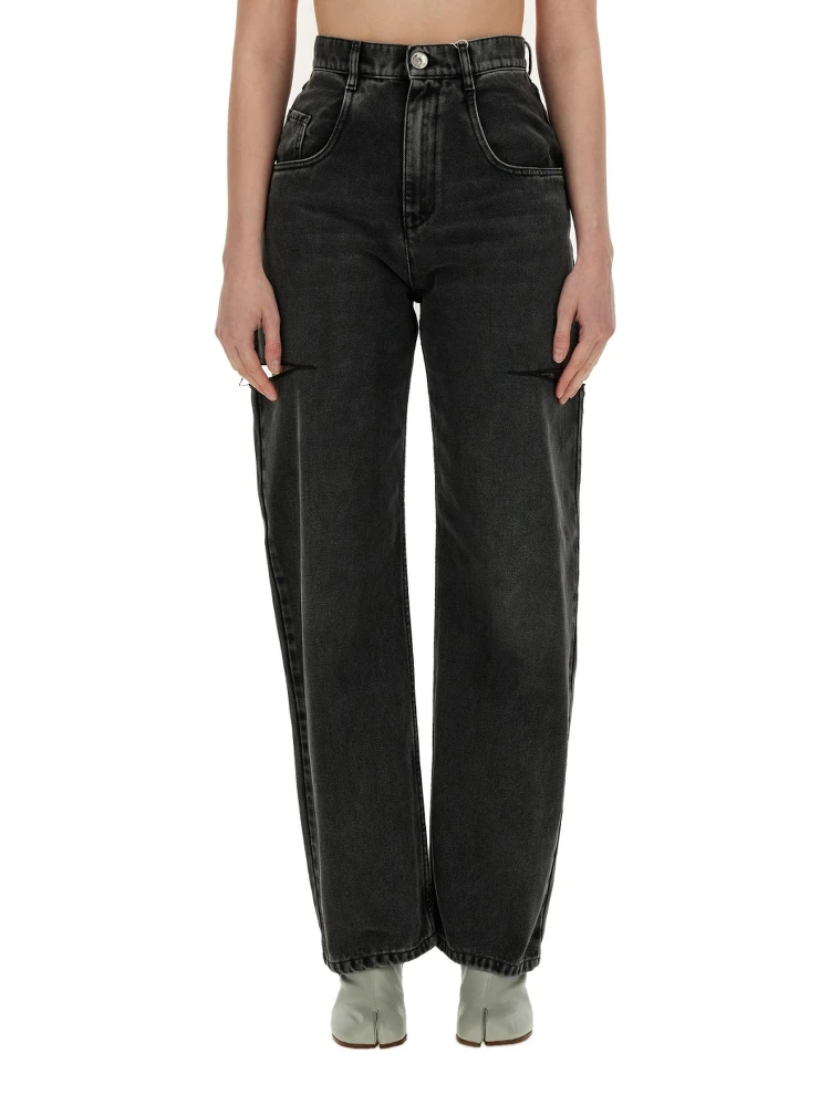 JEANS WITH CUT OUT DETAIL