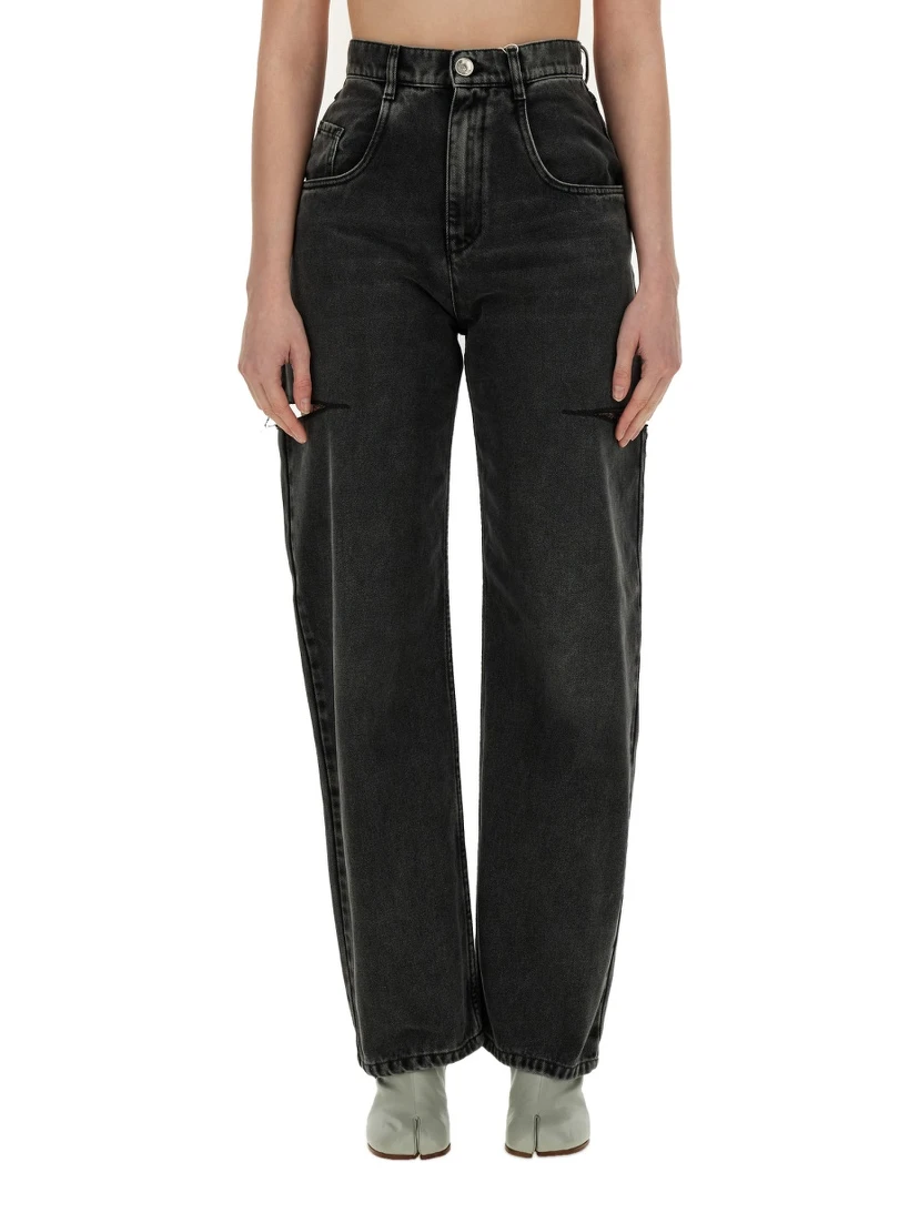 JEANS WITH CUT OUT DETAIL