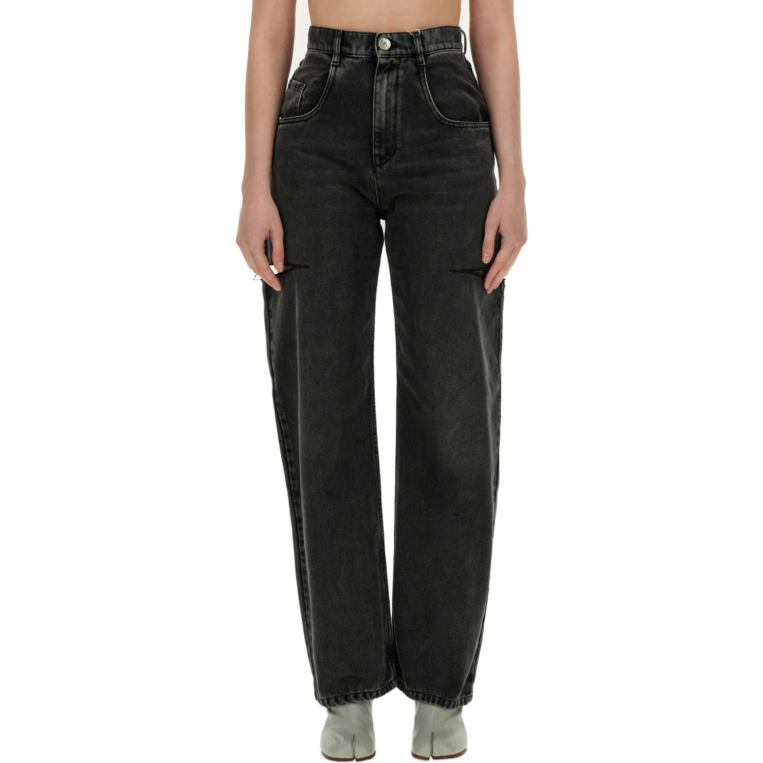 JEANS WITH CUT OUT DETAIL