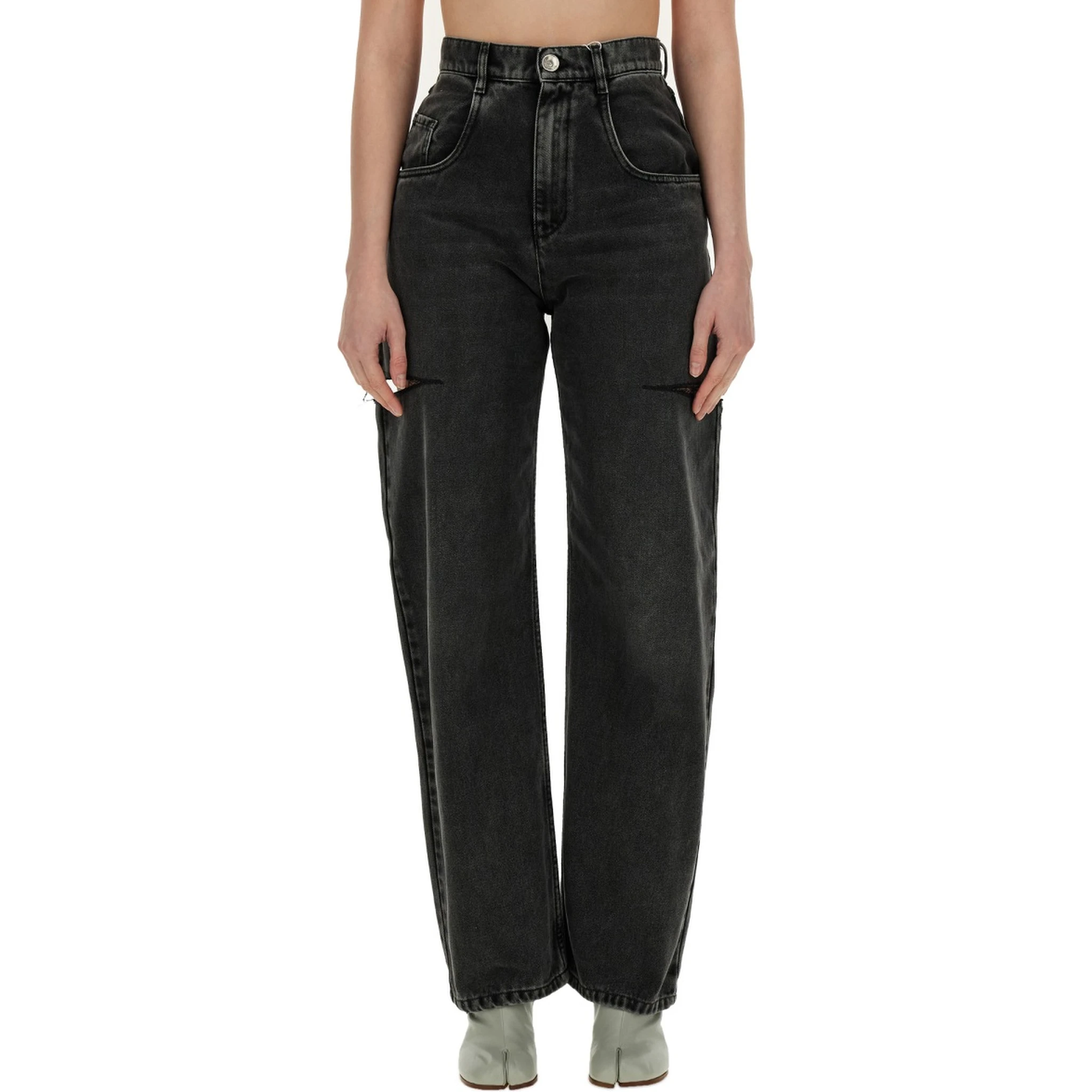 JEANS WITH CUT OUT DETAIL