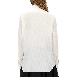 COTTON POPLIN JACQUARD SHIRT
