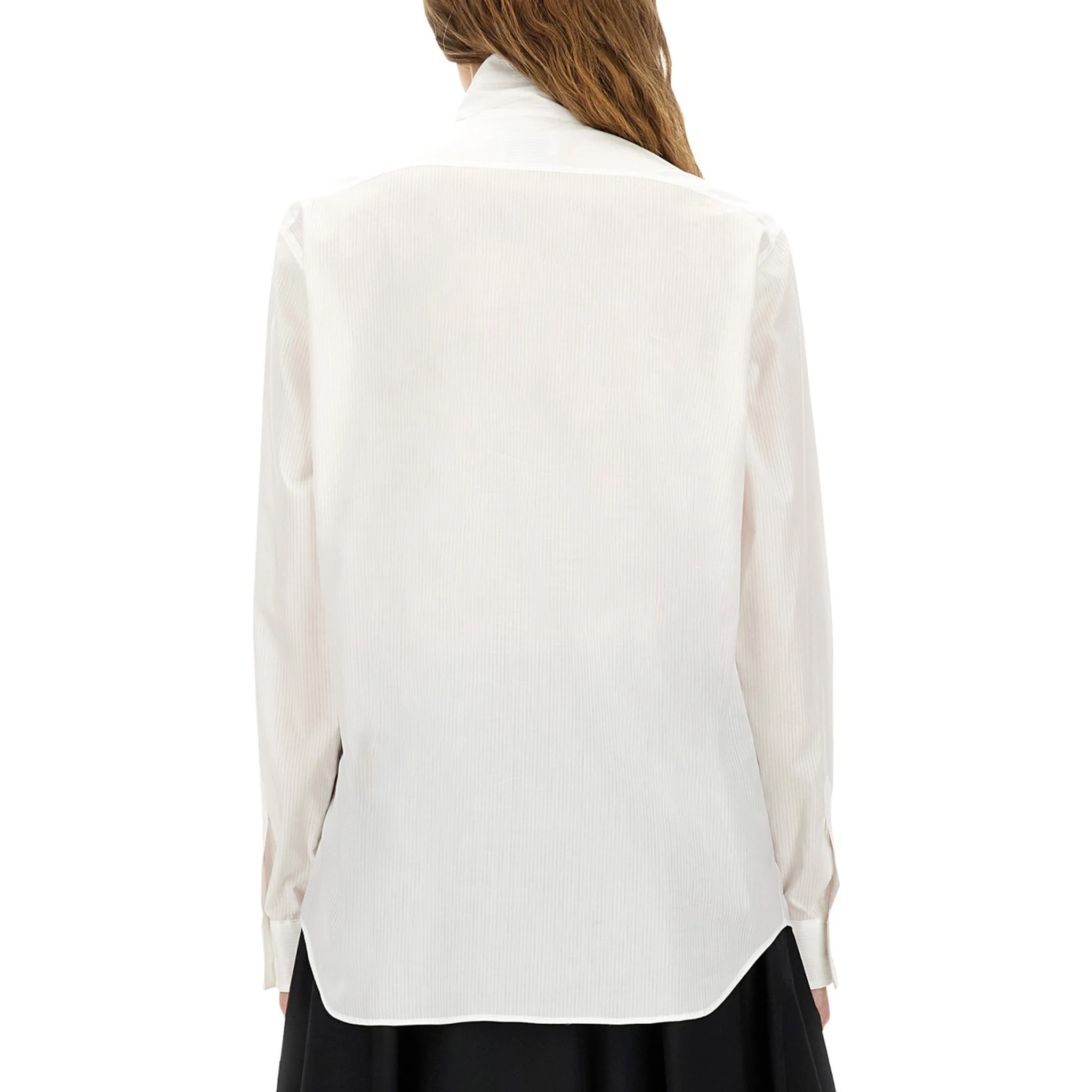 COTTON POPLIN JACQUARD SHIRT