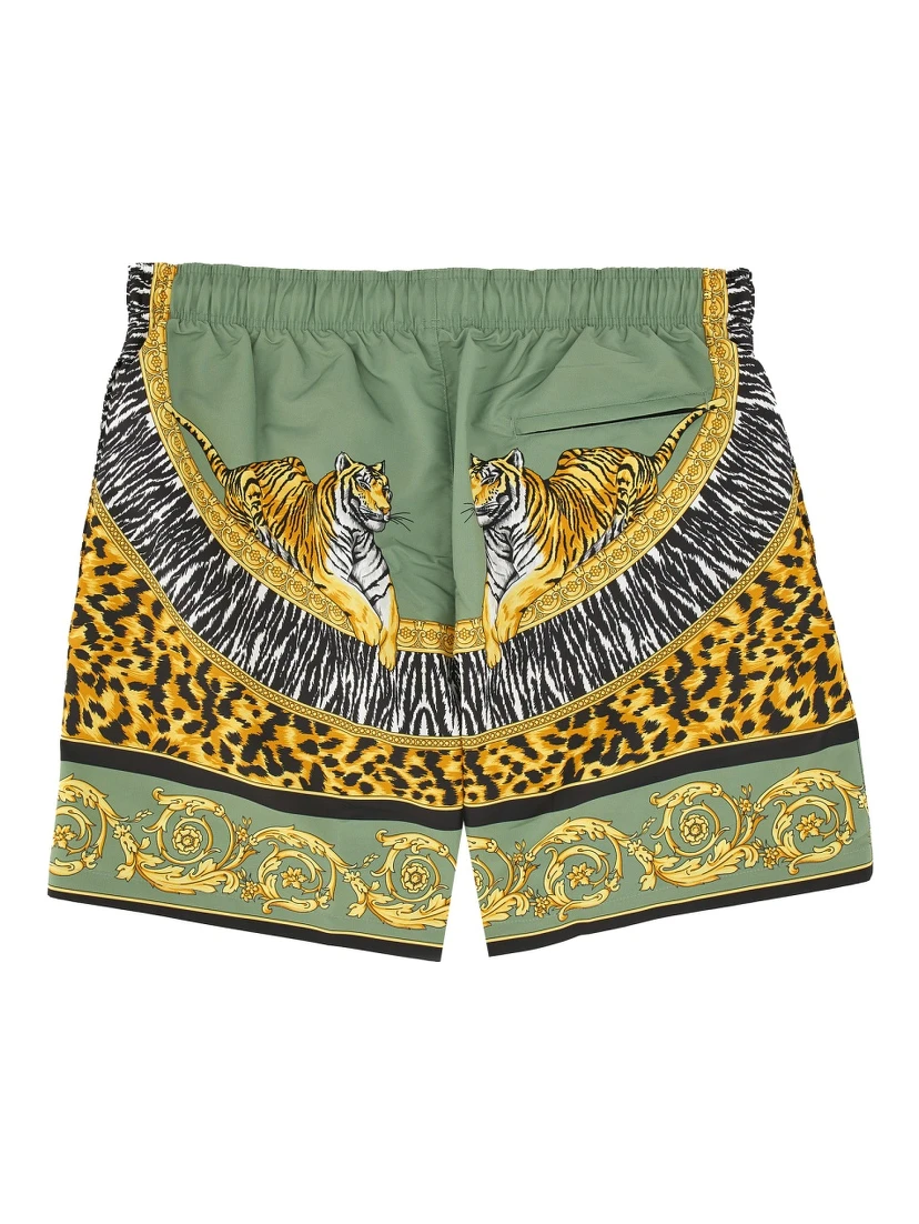"WILD CATS" BEACH BERMUDA SHORTS