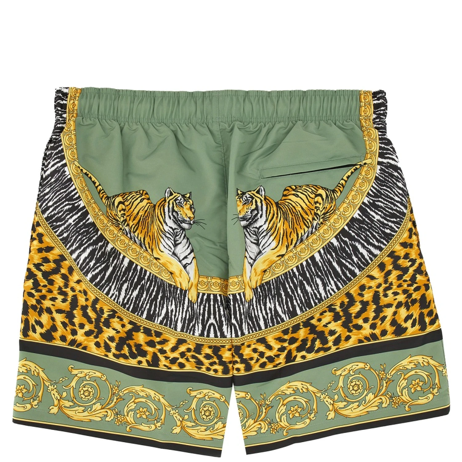 "WILD CATS" BEACH BERMUDA SHORTS