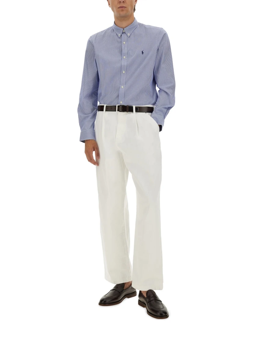 COTTON SHIRT WITH LOGO