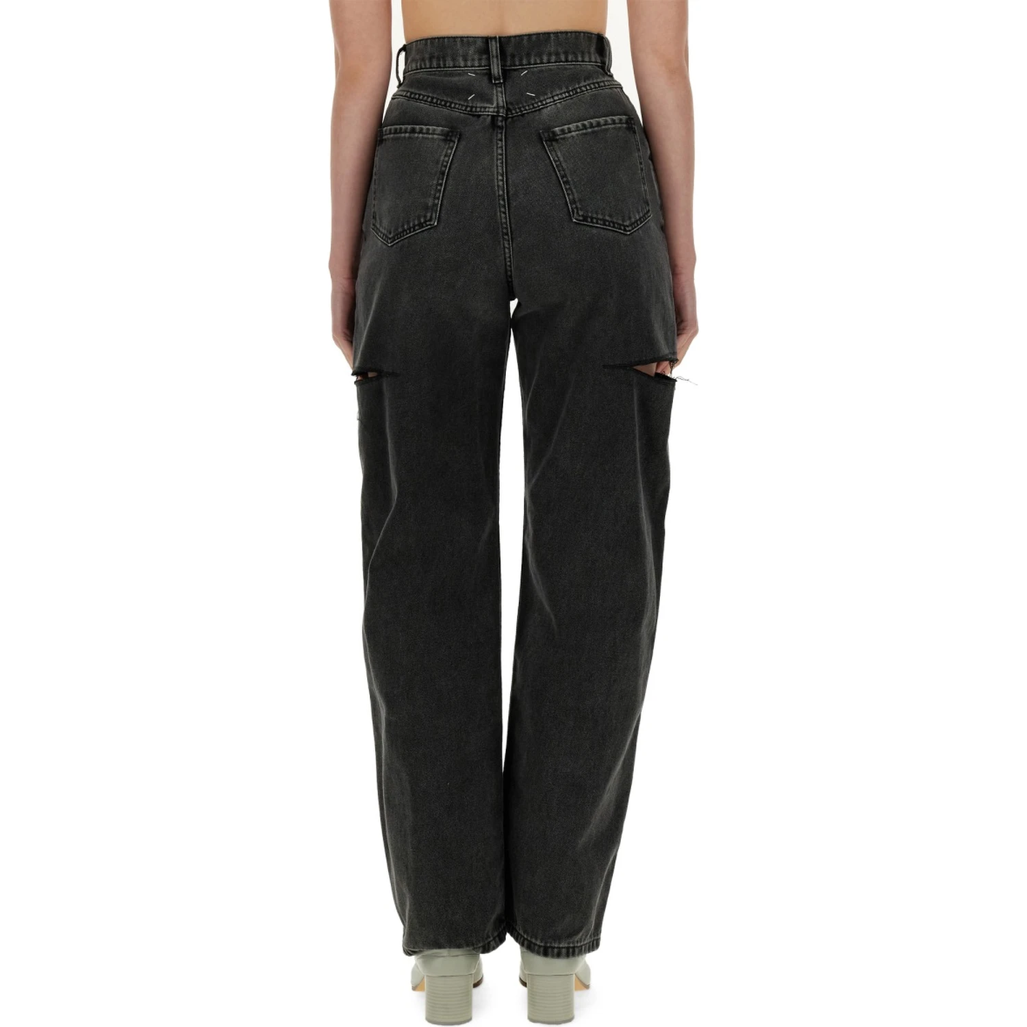 JEANS WITH CUT OUT DETAIL