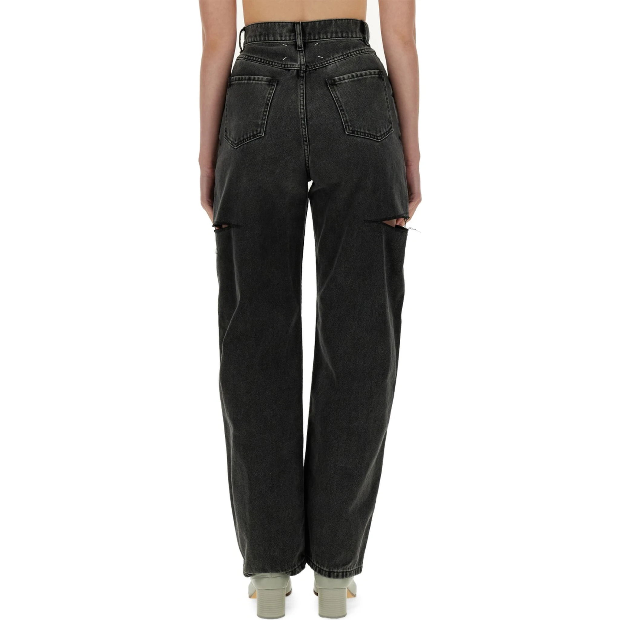 JEANS WITH CUT OUT DETAIL