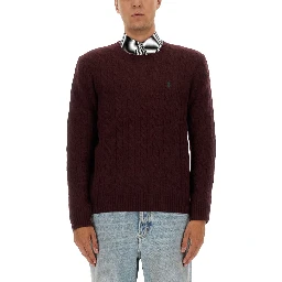 WOOL AND CASHMERE CABLE KNIT SWEATER