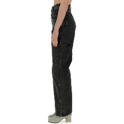 JEANS WITH CUT OUT DETAIL