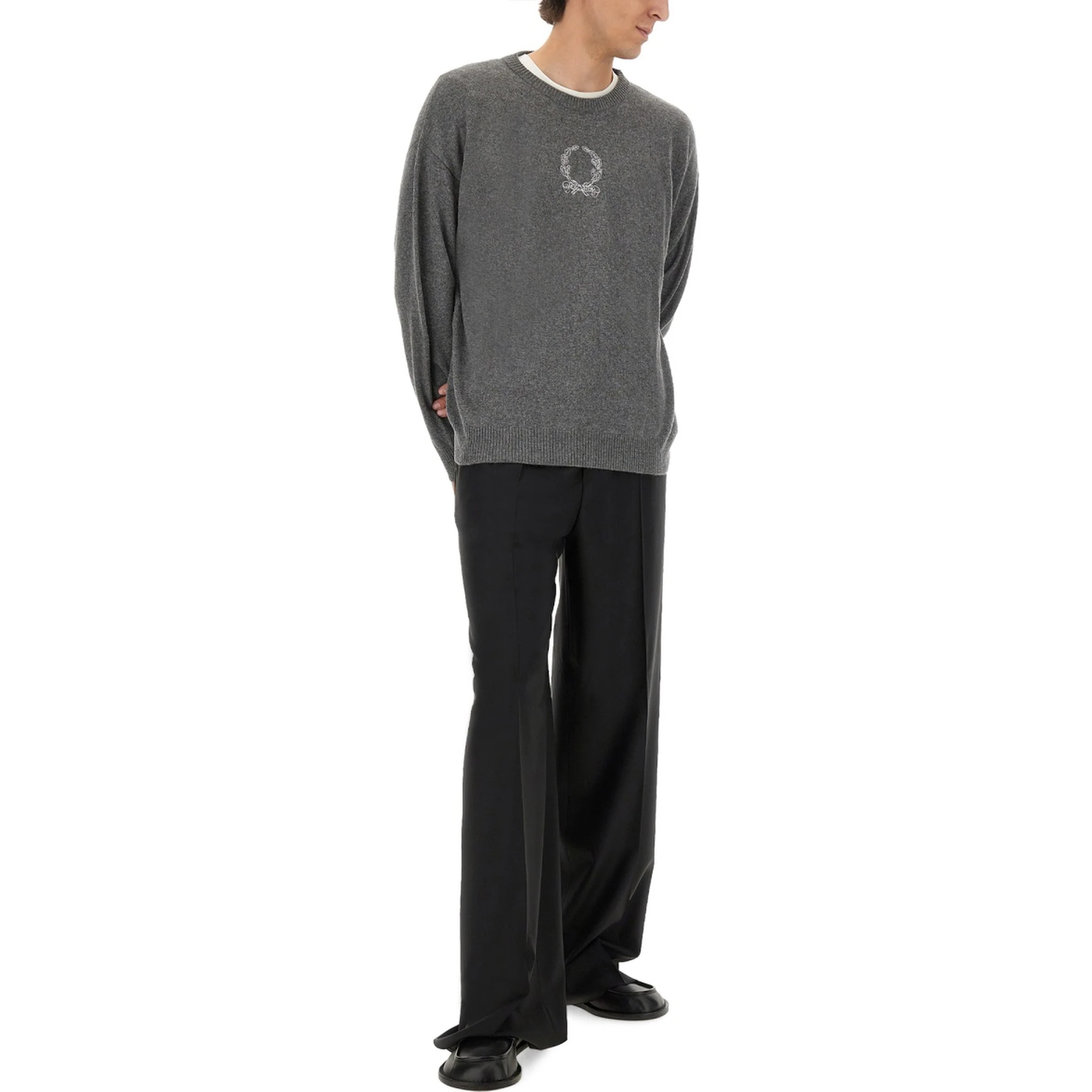 WOOL AND CASHMERE PULLOVER