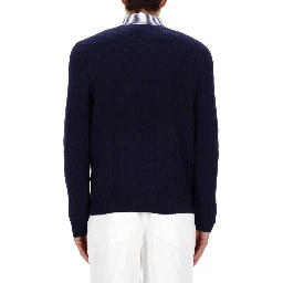 WOOL AND CASHMERE CABLE KNIT SWEATER