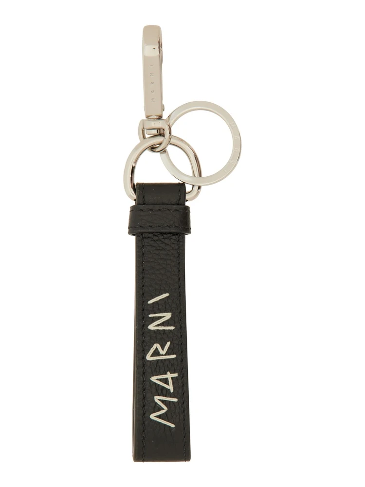 KEYCHAIN WITH "MARNI MENDING" EMBROIDERY