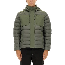 DOWN JACKET WITH DETACHABLE HOOD