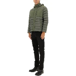 DOWN JACKET WITH DETACHABLE HOOD