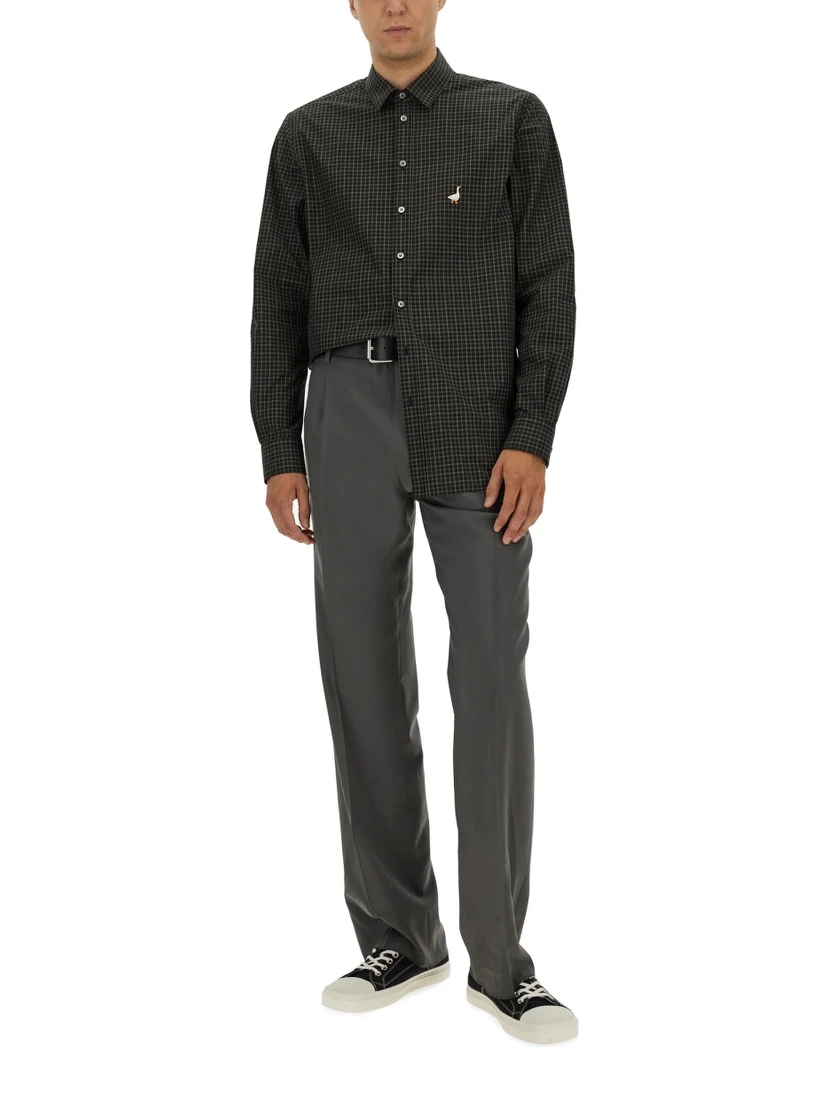 SHIRT WITH GOOSE EMBROIDERY