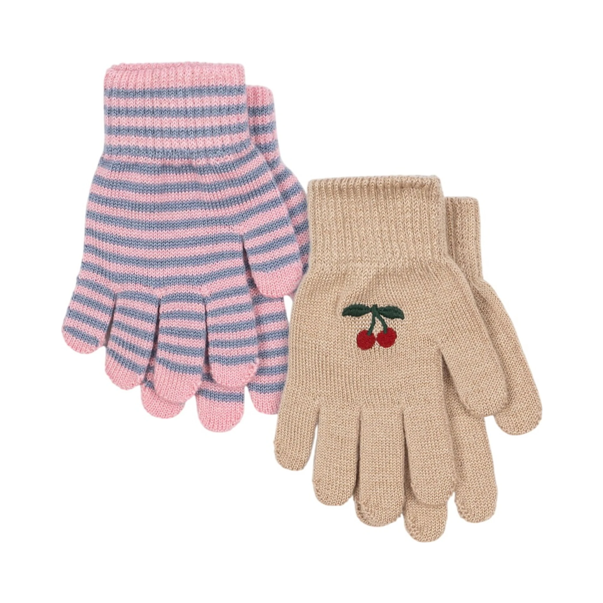 SET 2 PAIRS OF GLOVES