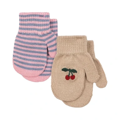 SET 2 PAIRS OF GLOVES