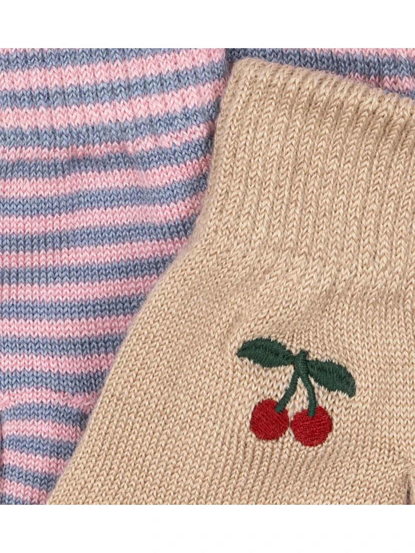 SET 2 PAIRS OF GLOVES