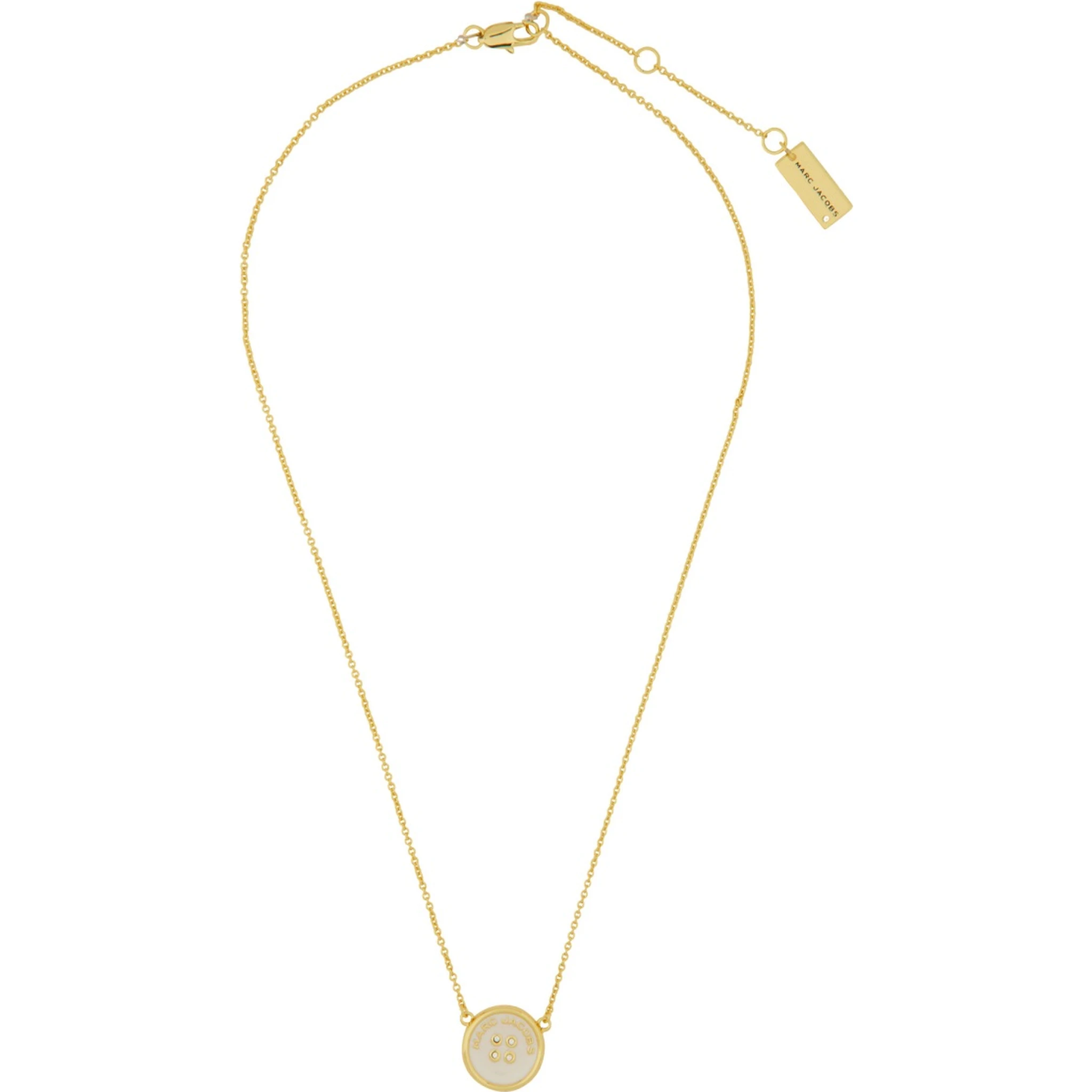 "BUTTON PENDANT" NECKLACE