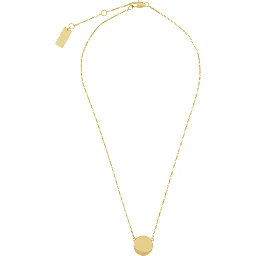 "BUTTON PENDANT" NECKLACE